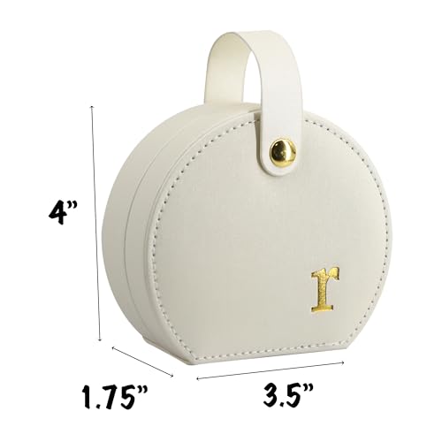 COLLECTIVE HOME Small Travel Jewelry Case for Women, Detachable Handle (r) - color: r