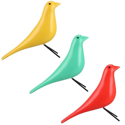 AceOrbit 3 Pcs Mid Century Modern Decor, Large Ceramic Birds - style: Retro Style
