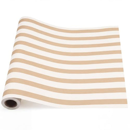 AmazingSpark Striped Table Runner Roll,Kraft,25' Long X 16" Wide - color: Kraft, size: 25' Long X 16" Wide