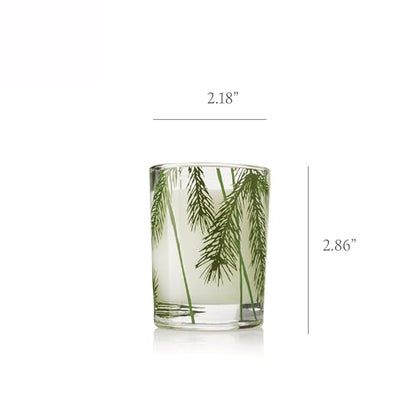 Thymes Frasier Fir Pine Needle Candle – Holiday Candles for Home Scented with Notes of Crisp Siberian Fir, Cedarwood & Sandalwood – Christmas Decor (2 oz) - size: 2 oz