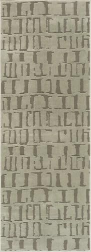 Hauteloom Galaxia Hallway, Kitchen Machine Washable Runner Rug - Modern Organic Geometric - Vizon, Olive, Green, Khaki - 2'7" x 7'3" - color: Vizon, Olive / Dragan, size: 2'7" x 7'3" (Runner)