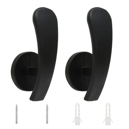 Curtain Tieback Hooks, Black, 2 Pack - color: Black, size: 2 Pcs