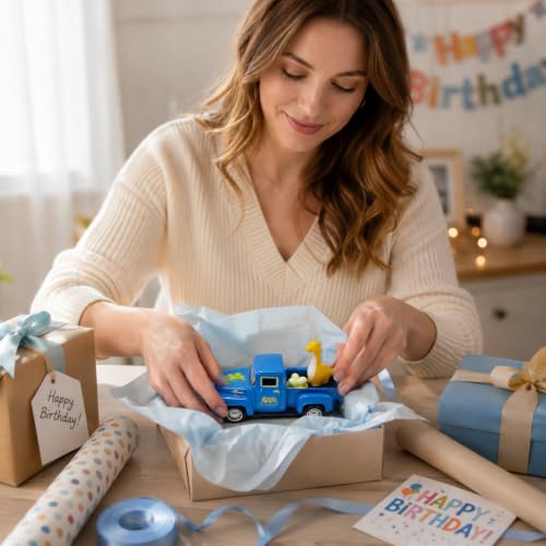 Dinosaur Birthday Pickup Truck - Dino Birthday Party Decorations - color: Blue-dinosaur