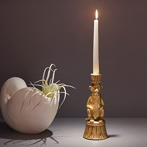 Guichifun Monkey Candle Stick Holder Table Decor - color: Monkey