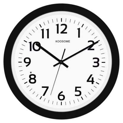 Glow in the Dark Wall Clock for Bedroom Battery Operated Lighted Wall Clock