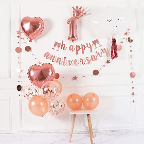 ZJDHPTY 4Set Rose Gold Balloon Stand Table Centerpieces Party Decor - color: Rosegold 4