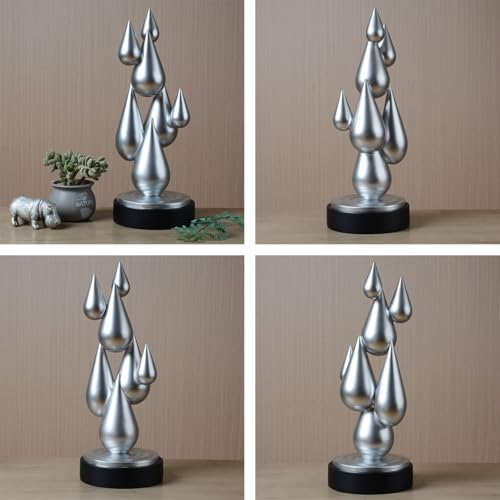 Modern Home Decor Abstract Sculpture Table Centerpiece 17.3 Inch