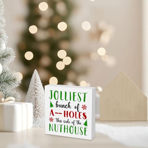 Festive Fun: Funny Christmas Decorations, 5 x 5 inches - color: Bunch