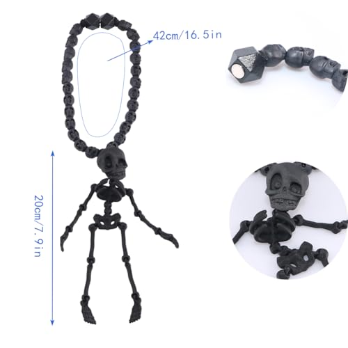 2Pcs Black Skeleton Magnetic Curtain Tieback