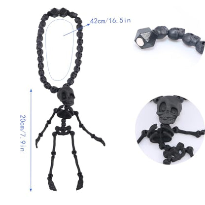 2Pcs Black Skeleton Magnetic Curtain Tieback