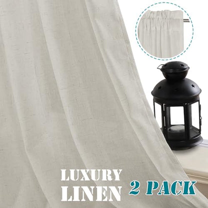 H.VERSAILTEX Pale Oak, 52 inch W X 84 inch L - color: Pale Oak, size: 52"W x 84"L (Pack of 2)
