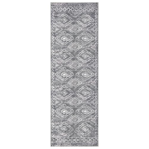 KILOCOCO Washable Runner Rug 2x6 ft Non-Slip Hallway Runners, Grey - color: Grey, size: 2' x 6' (Runner)