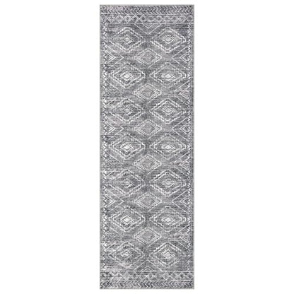 KILOCOCO Washable Runner Rug 2x6 ft Non-Slip Hallway Runners, Grey - color: Grey, size: 2' x 6' (Runner)