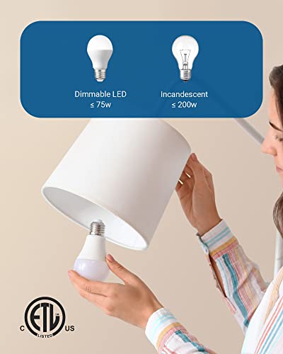 DEWENWILS Touch Dimmer Switch,Touch Pad Control, 3 Levels of Dimming, White - color: White, size: 1 Pack