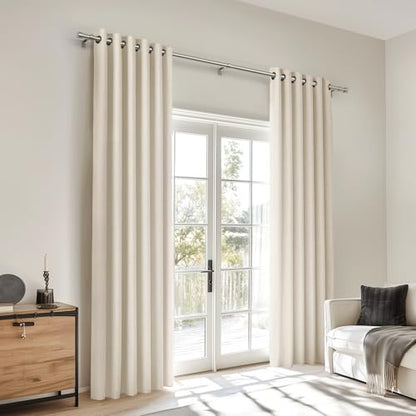 Zeerobee 1 Inch Modern Curtain Rod, Brushed Nickel, 32"-86" - color: Brushed Nickel, size: 32"-86"