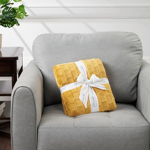 Velvet Plush Jacquard Tile Throw Blanket for Couch - Buttery Soft, Cozy Throw, for Women (Jet Black, 50" x 60") - color: Jet Black