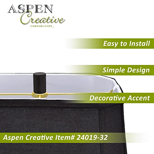 Aspen Creative 24019-32, 2 Pack Steel Lamp Finial in Oil Rubbed Bronze Finish, 1 1/4" Tall - color: Oil-Rubbed Bronze, size: 2 PACK