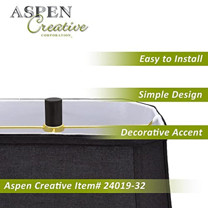 Aspen Creative 24019-32, 2 Pack Steel Lamp Finial in Oil Rubbed Bronze Finish, 1 1/4" Tall - color: Oil-Rubbed Bronze, size: 2 PACK