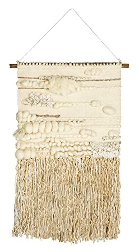 Safavieh Home Collection Sedona Cream Woven Wall Art, - color: Cream, size: 24"L x 24"W
