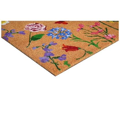 Calloway Mills Butterfly Garden Doormat (17 x 29) - color: Butterfly Garden, size: 1'5" x 2'5" (Rectangular)