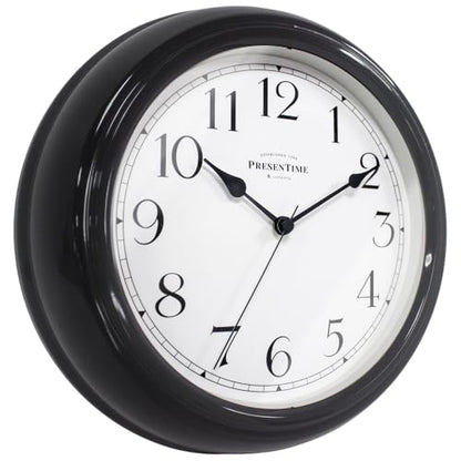 Presentime Chic Home Collection 10" Molly Clock - color: Black