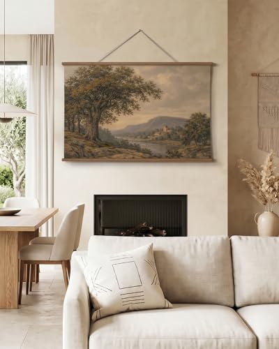 HUARCEY Extra Large Landscape Wall Art Oversized Nature Canvas Prints 36x54 - color: River Oak, size: 54"L x 36"W