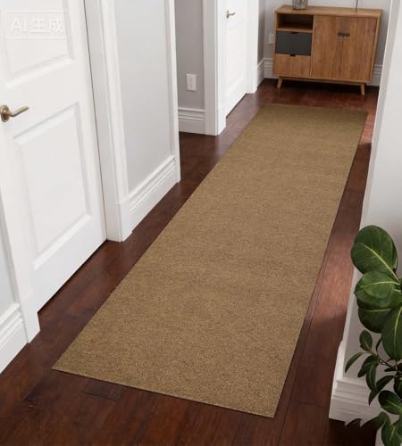 jxgzyy Outdoor Runner Rug 2'11" x 9'10" with Scraper Pile - color: Brown, size: 2'11" x 9'10" (Rectangular)