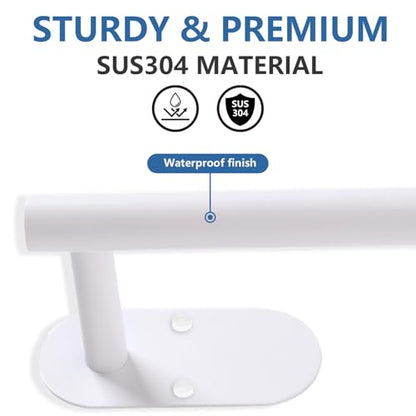Curtain Tiebacks Hooks Wall Mounted, Curtain Holdbacks Screw-in, Curtain Holders for Drapes, Curtain Pull Backs, Curtain Tie Backs 304 Stainless Steels, 2pcs White - color: White, size: 2Pcs