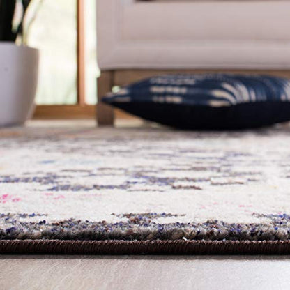 SAFAVIEH Madison Collection Accent Rug - 3' x 5', Black & Yellow, Boho Diamond Distressed Design, Non-Shedding & Easy Care, Ideal for High Traffic Areas in Entryway, Living Room, Bedroom (MAD418Z) - color: Black/Yellow, size: 3' x 5' (Rectangular)