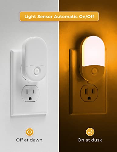 L LOHAS LED Amber Night Light, Night Lights Plug into Wall[2 Pack] - color: Amber, size: 2 Count (Pack of 1)