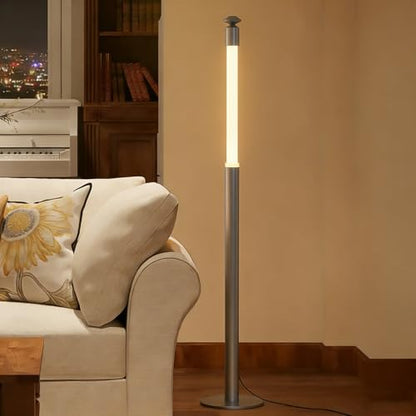 Modern LED Corner Floor Lamp, Slim Minimalist Floor Lamp
