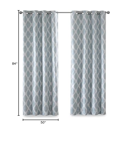 Sun Smart Blackout Window Curtains, Thermal Insulated 1 Panel 50x84 Aqua - color: Aqua, size: 50"W x 84"L (Pack of 1)