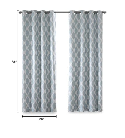 Sun Smart Blackout Window Curtains, Thermal Insulated 1 Panel 50x84 Aqua - color: Aqua, size: 50"W x 84"L (Pack of 1)
