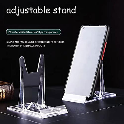 Acrylic Plate Stands，Plate Stand Plastic Stand Adjustable Decorative Plate Holder Plate Stand Decorative Stand for Display Pictures or Plate ,Home Office Supplies Festival Party Decoration(12 Pieces)