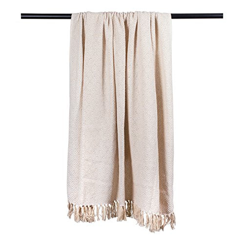 DII Diamond Throw Collection Cotton Woven, 50x60, White (Pack of 12) - color: White, size: 50x60" (Pack of 12)