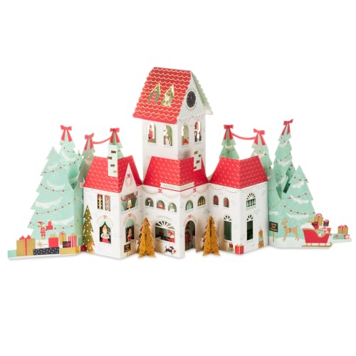 Hallmark Paper Wonder Big Christmas Pop Up Card (Santa's Workshop) - style: Santa's Workshop
