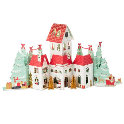 Hallmark Paper Wonder Big Christmas Pop Up Card (Santa's Workshop) - style: Santa's Workshop