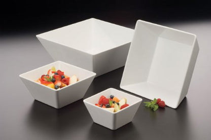American Metalcraft MELSQ73 Melamine 7" Square Bowl, 58-Ounce, White, 1 Count (Pack of 1)