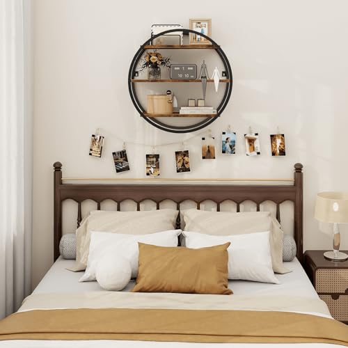Circle Shelf Wall Decor, 3 Tier Decorative Round Wall Shelf - size: Circular