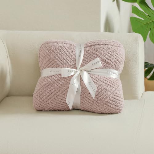 Premium Minky Throw Blanket, Soft Plush Lightweight Cozy Touch - color: Argyle Knit Beige, size: Kids(40″x50″)