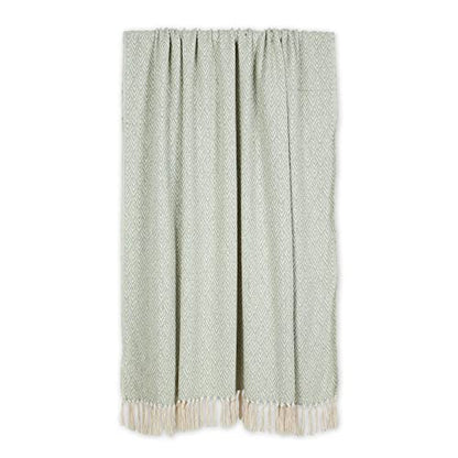 DII Diamond Throw Collection Cotton Woven, 50x60, Jadeite - color: Jadeite, size: 50x60"