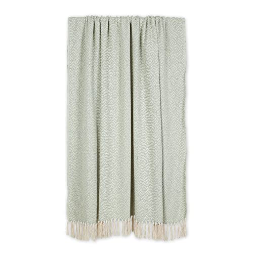 DII Diamond Throw Collection Cotton Woven, 50x60, Jadeite - color: Jadeite, size: 50x60"