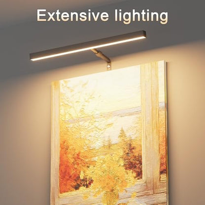 16" LED Picture Light Plug in, 5W Black Art Light - color: Black, size: 16 inch