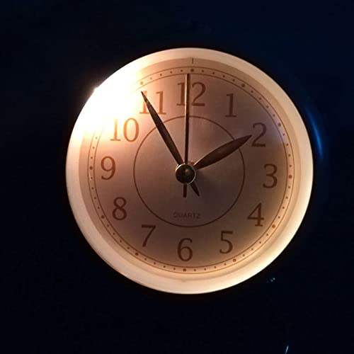 SHISEDECO Small Tableclocks Classic Non-Ticking Tabletop Alarm Clock, Black - color: Black Gold