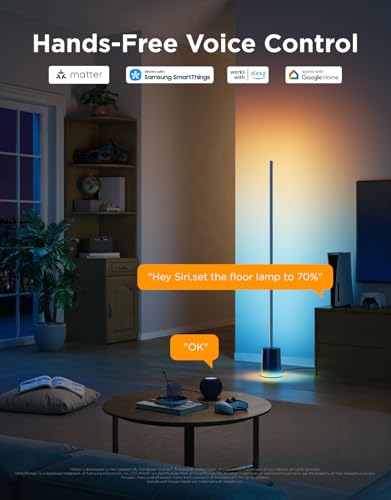 Govee Floor Lamp 2, RGBIC Smart Floor Lamp for Living Room, Bedroom - color: Blue