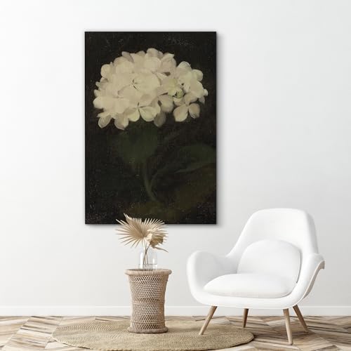 SIGNFORD Canvas Print Wall Art White Floral Bouquet Nature Wilderness Illustrations Floral Botanical Print Modern Art Decorative Multicolor Rustic Cozy for Bedroom - 12"x18" - color: Ab04-2312-yuk26, size: 12" x 18"