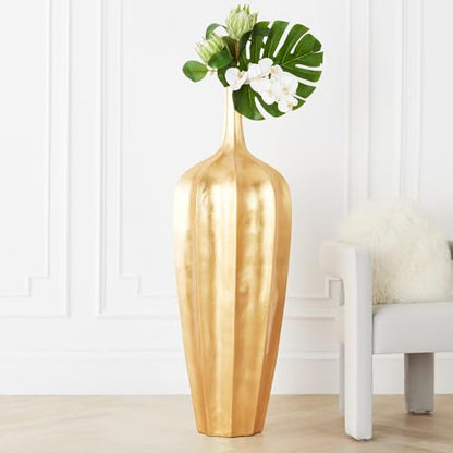 Z Gallerie 48" Accolade Floor Vase, Gold