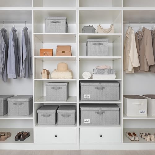 GRANNY SAYS Extra Large Storage Bins with Lids, Closet Bins, Gray - color: Gray, size: Extra Large - 2 Pack