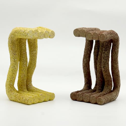 Lukitas Unique Wave Decorative Bookends Heavy Duty Book Holder, Resin 7.5'' - color: Wave