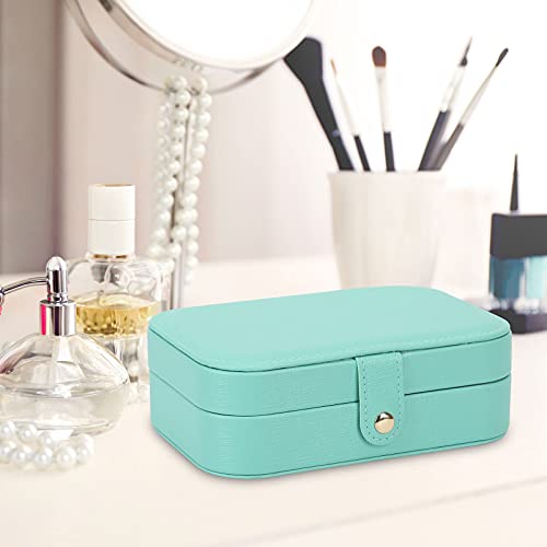 Jewelry Box, Travel Jewelry Organizer Small Jewelry Storage and Organizers - color: green